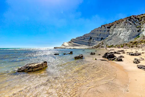 Photo of Porto Empedocle - Scala dei Turchi on the south coast of Sicily