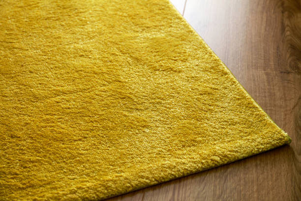 Luxury carpet on laminate wood floor
