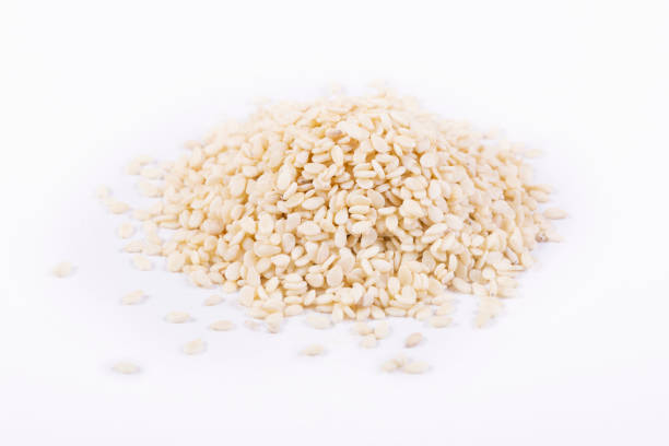 istock Sesame. Closeup of grains, background use. 1062680964