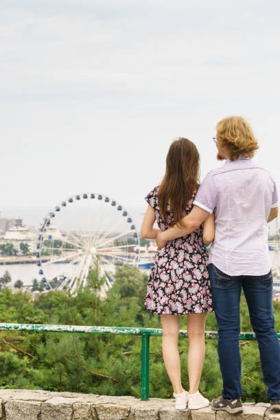 istock Couple on romantic date outdoor 1062682036