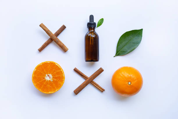 istock Essential oil with orange and cinnamon 1062686090