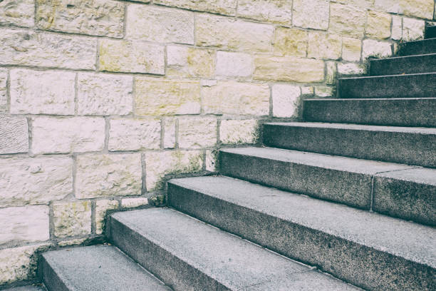 istock nice old stone stairs in prague city center 1062687570