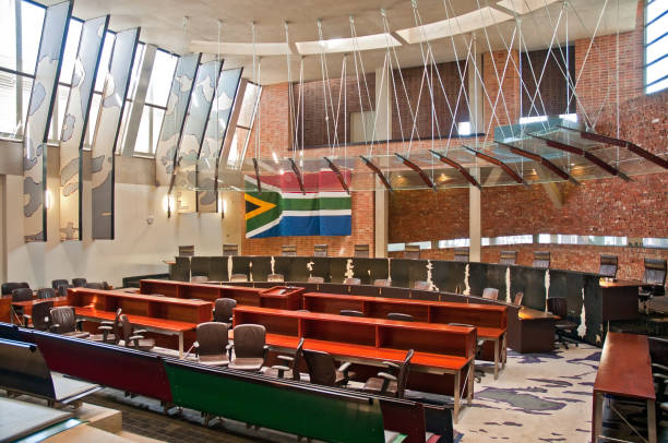 конституционный суд в йоханнесбурге. - nelson mandela стоковые фото и изображения