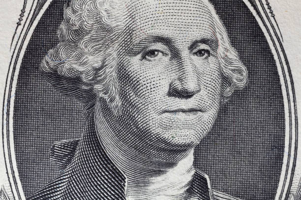 istock George Washington's look on a one dollar bill. 1062699394