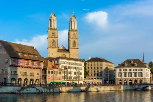 istock Zurich cityscape and Limmat River in Switzerland 1062706754