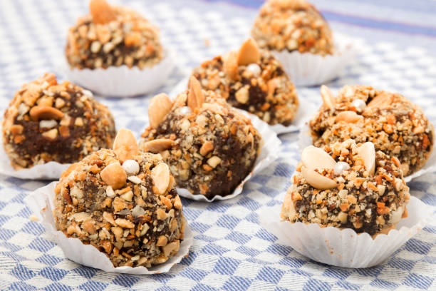istock Traditional fig and almond balls 1062710424