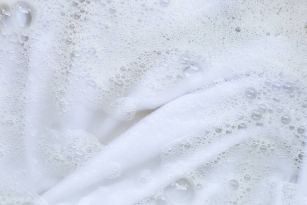 istock Washing clothes, white clothes soaked. 1062711968