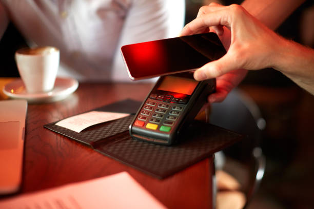 istock Contactless payment with smart phone 1062727296