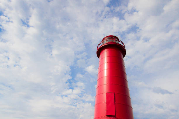 istock Grand Haven Lighthouse On Lake Michigan With Copy Space 1062737732