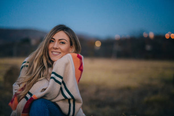 istock Young woman enjoying autumn 1062753892