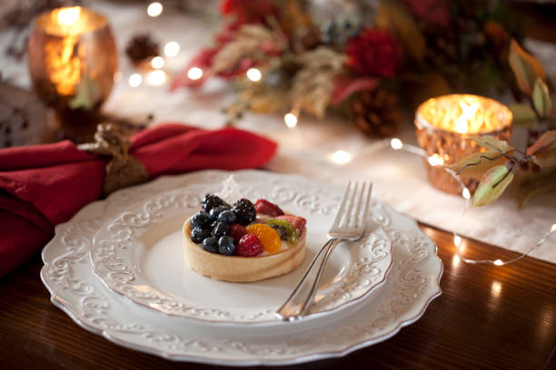 istock Christmas Holiday Dessert Fruit Tart 1062756680
