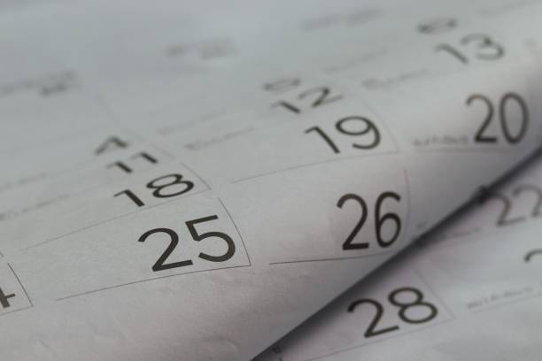 istock closeup numbers on the calendar 1062766662