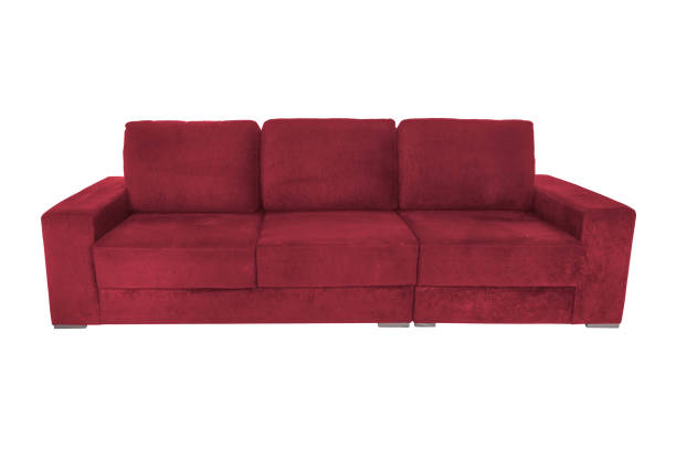 istock modern suede couch sofa  isolated on white background 1062778508