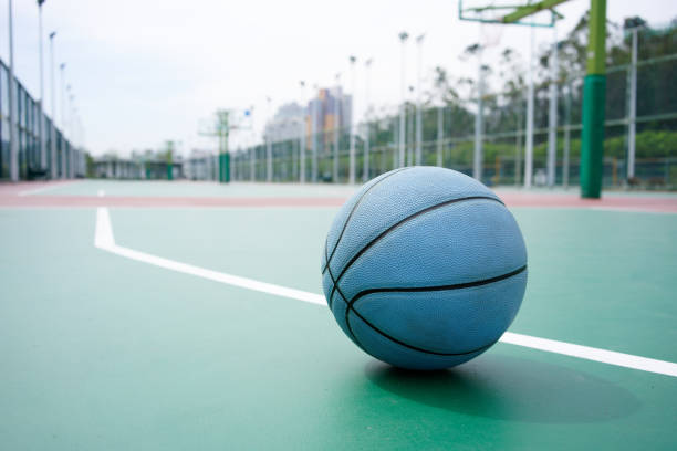 istock High Angle View Of Ball On Playing Field 1062782686