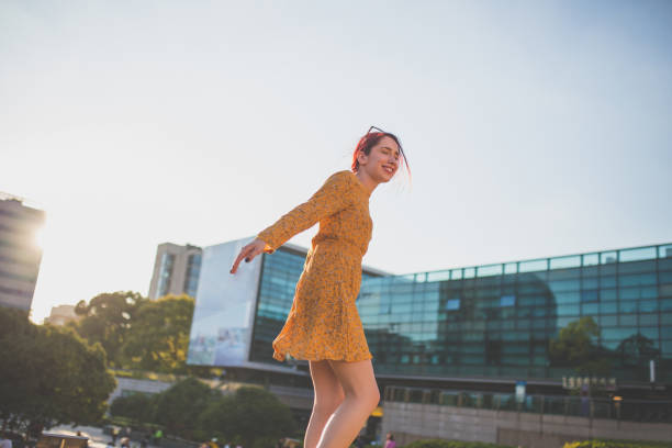 istock Mischief Girl Spinning Around 1062791944