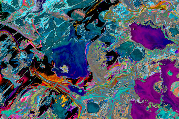 istock Abstract grunge art background texture with colorful paint splashes 1062795286