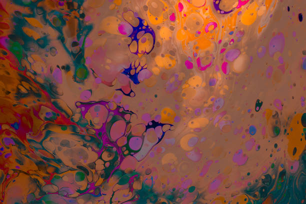 istock Abstract grunge art background texture with colorful paint splashes 1062795474