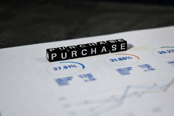 istock Purchase on wooden blocks. 1062815998
