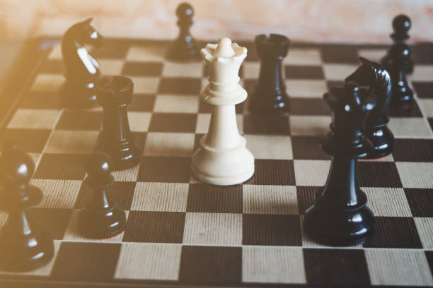 istock chessboard game for ideas  and business strategy, business planner concept. 1062824144