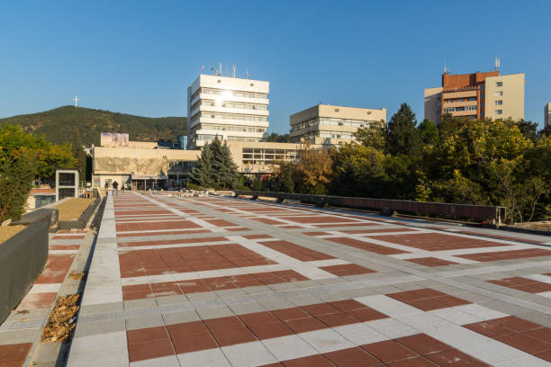 The Center of town of Blagoevgrad, Bulgaria Blagoevgrad, Bulgaria - October 6, 2018: The Center of town of Blagoevgrad, Bulgaria blagoevgrad province photos stock pictures, royalty-free photos & images