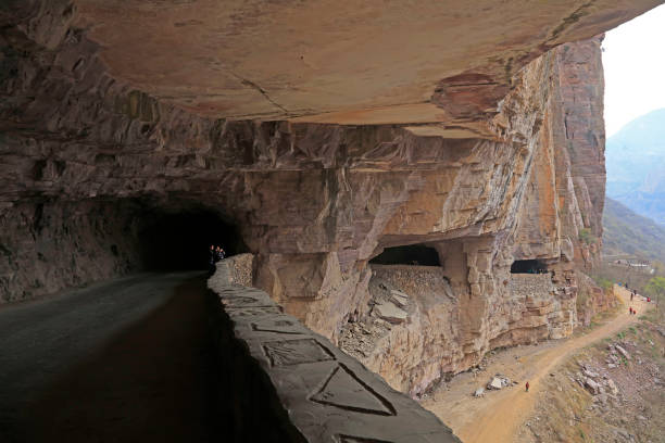 istock Wall highway, Guoliang, China