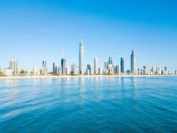 istock Surfers Paradise skyline aerial view 1062838766