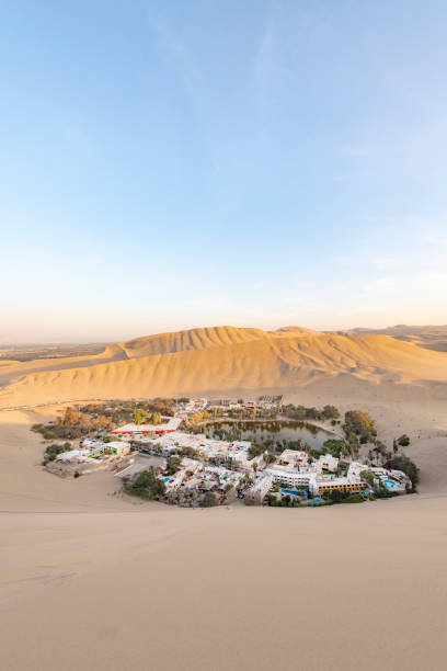 istock Oasis Huacachina Village in Peru 1062847326