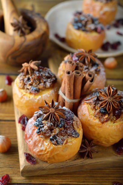 istock Baked apples with spices 1062877296