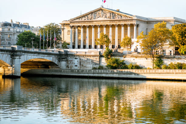 istock Concordia Bridge with National Assembly in Paris 1062878982