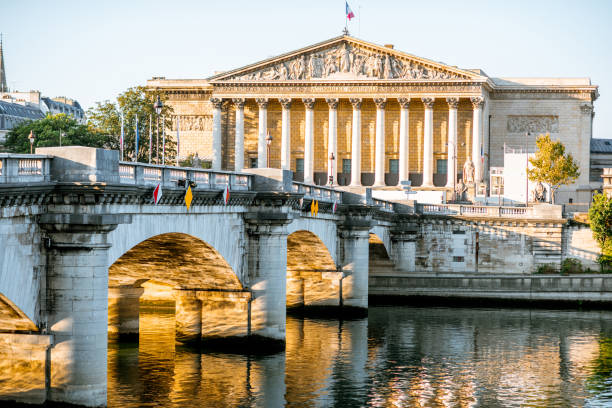 istock Concordia Bridge with National Assembly in Paris 1062879042