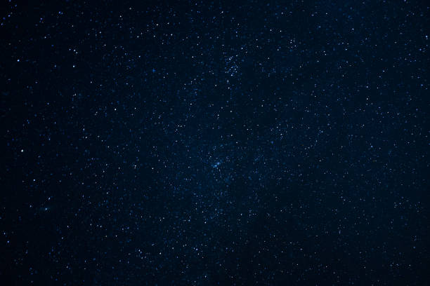 istock Night scape with beautiful stary sky at the high mountain. Star texture. Space background. 1062881938