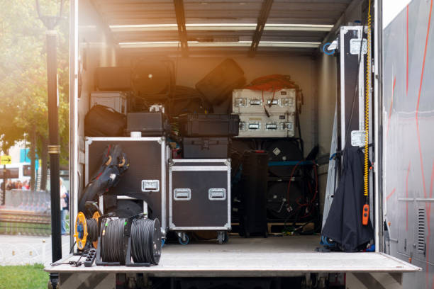 istock stage equipment for a concert in van 1062887674