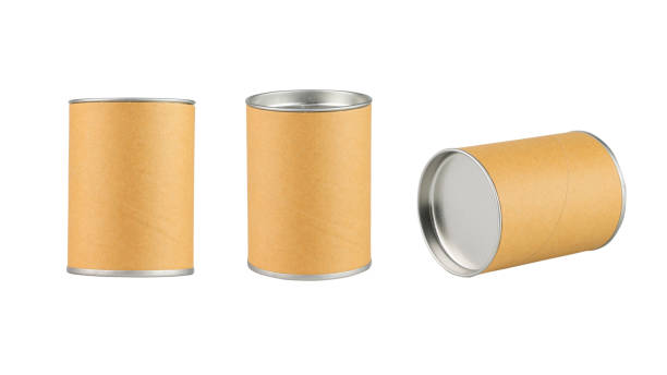 istock tin can with blank brown label isolated on white background 1062887860