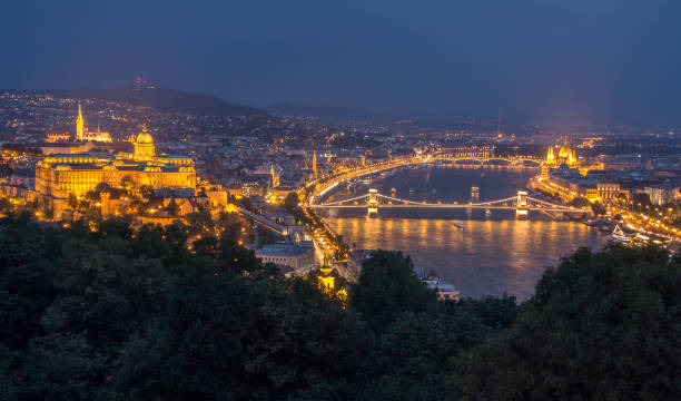 istock evening at the Danube river in Budapest, Hungary 1062890352