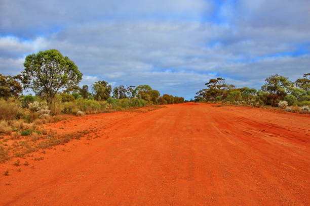 istock Dirt track across Australian outback 1062898678