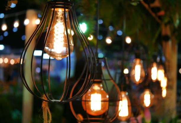 istock Retro or Vintage bulbs lamp 1062901452