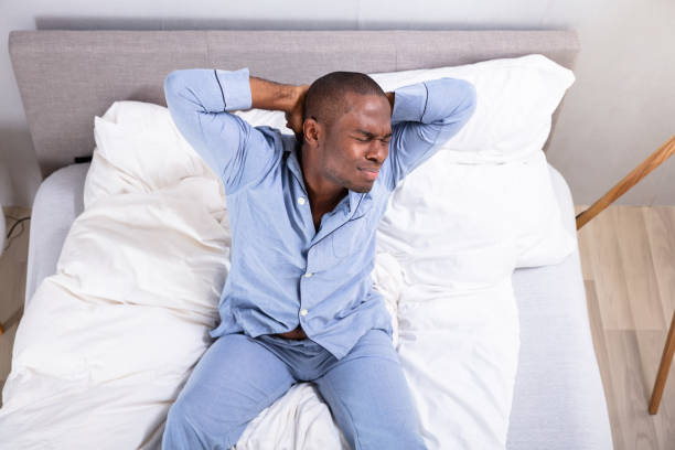 istock Elevated View Of A Sleepy Man 1062905436