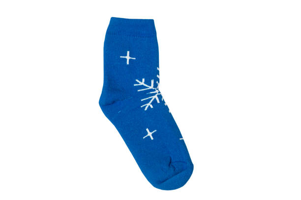istock Christmas sock with ornament isolated on white background 1062911472
