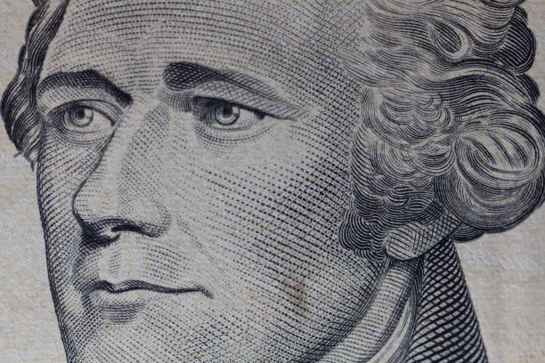 istock Alexander Hamilton's look on a ten dollar bill. 1062912976
