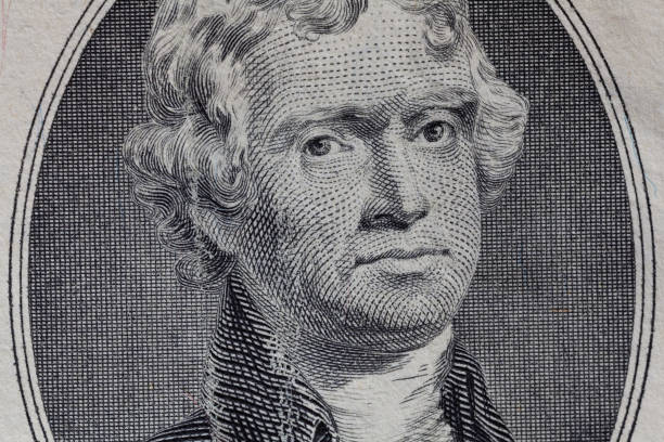 istock Thomas Jefferson's look on a two dollar bill. 1062914050