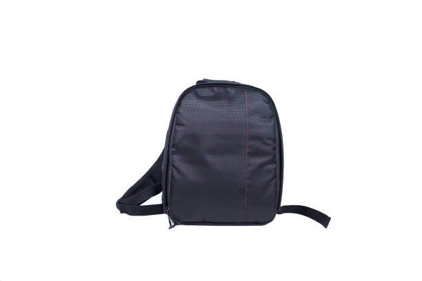 istock Empty black photo bag. Isolated on white background 1062917960