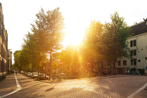 istock A street in a sunny day in Amsterdam, Netherlands 1062919026