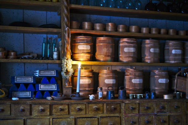 istock Swedish old medicin shop 1062923758