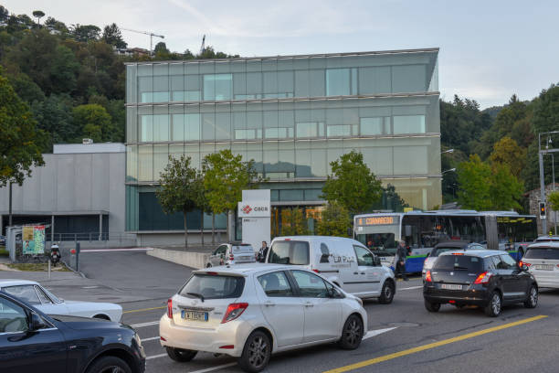 Swiss National Supercomputing Centre at Lugano Lugano, Switzerland - 21 September 2017: Swiss National Supercomputing Centre at Lugano on Switzerland cscs stock pictures, royalty-free photos & images