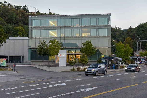 Swiss National Supercomputing Centre at Lugano Lugano, Switzerland - 21 September 2017: Swiss National Supercomputing Centre at Lugano on Switzerland cscs stock pictures, royalty-free photos & images