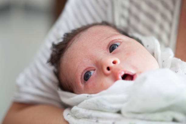 istock newborn baby after bath 1062941678