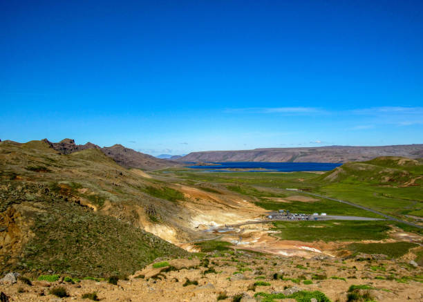 istock Krysuvi­k, Seltun, Global Geopark, Geothermal active area in Iceland 1062942114