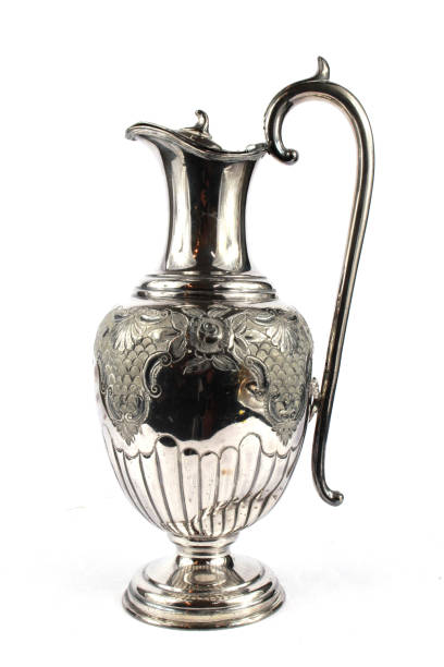 istock Vintage Antique Steam Punk Style Kettle Teapot on White Background 1062952952