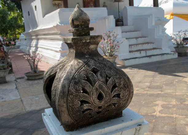istock Dhammajak Statue at Phrathat Kham Kaen,Khon Kaen,Thailand 1062953728