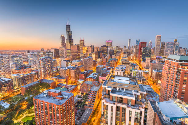 istock Chicago, Illinois, USA Skyline 1062957616